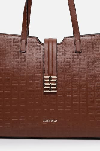 Allen Solly Womens textured brown HANDBAG