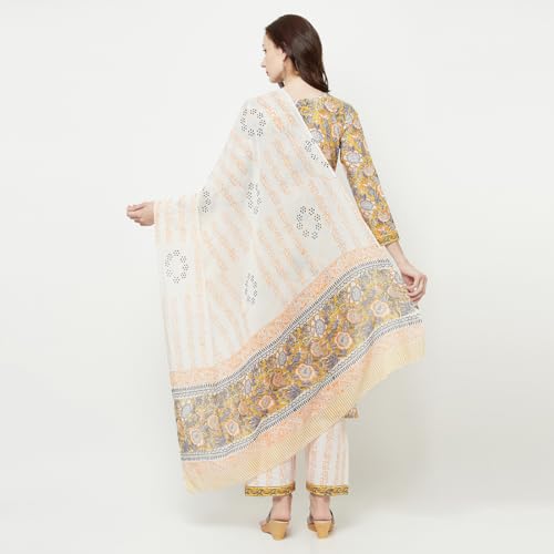 AFSA Women Summer Collection Cotton Printed Unstitched Dress Material With Dupatta