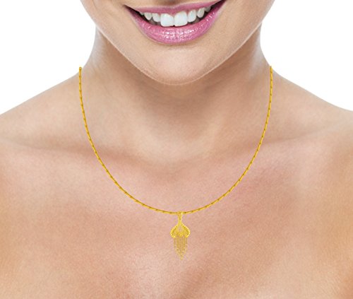 P.C. Chandra Jewellers 22Kt Yellow Gold Pendant For Women