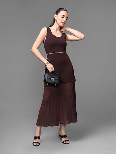 Kazo Beverly Maxi Dress (Brown_L)