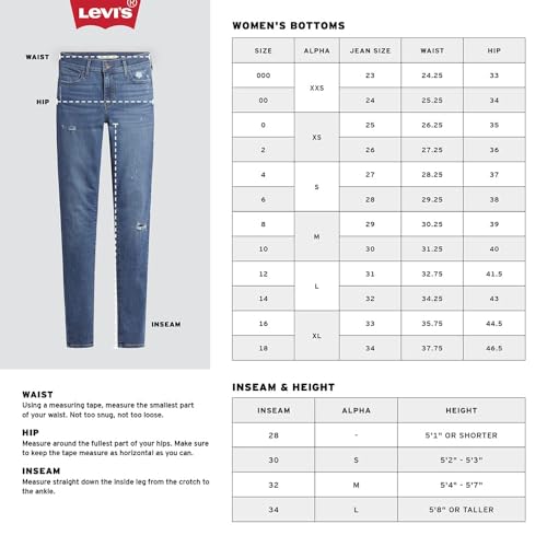 Levi's Women's Premium 501 Original Shorts (Also Available in Plus), Athens Mid Short - Medum Indigo, 34