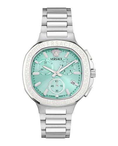 Versace Analog Turquoise Dial Unisex's Watch-VEVCA0324