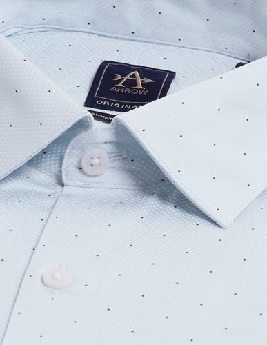 ARROW Men's Regular Fit Shirt (ARAEOSH1715_LT. Blue