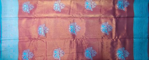 SREE KUMARAN Women's Kanchipuram Kubera Silk Pure Pattu Sarees – Royal Elephant Butta With Blouse