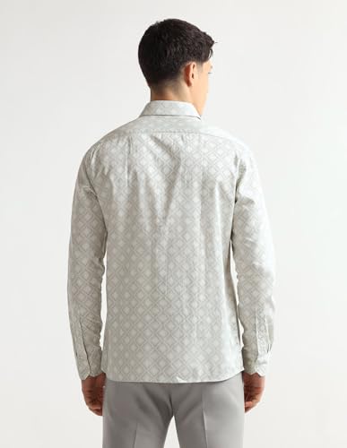 Arrow Green Formal Shirt_ARAEOSH3097_40