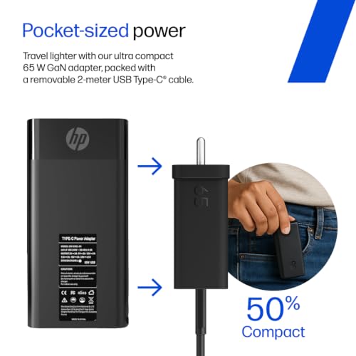 HP Omnibook 3, Snapdragon X Processor 45 TOPS (16GB LPDDR5x,512GB SSD) 2K WUXGA, Anti-Glare, 14''/35.6cm, Win 11, M365*Office 24,Silver,1.42kg, hz0026QU, Lighter mini Charger, FHD IR Camera, AI Laptop