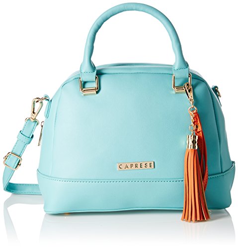 Caprese womens SHALLY S Small AQUA GREY Satchel