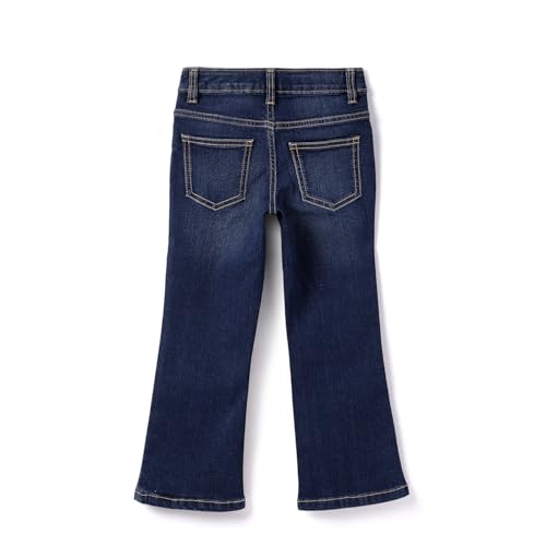 United Colors of Benetton Solid Boot-Leg Fit Jeans (Size: 8-9 Years)-25A4DENCG100I901 Blue