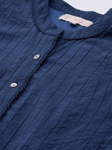 Ritu Kumar Blue Essential-Mahi Short Dress