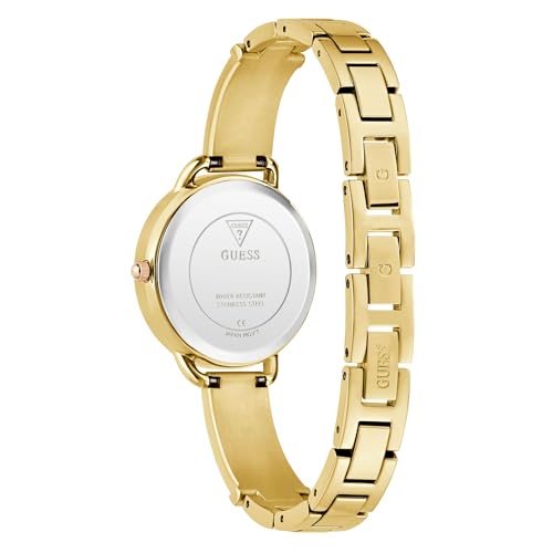 GUESS Tri Bellini Champagne Round Dial Analog Women's Watch - GW0914L2