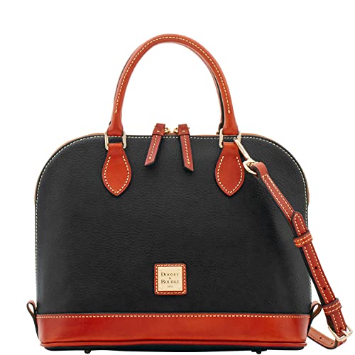 Dooney & Bourke Pebble Zip Zip Satchel Black