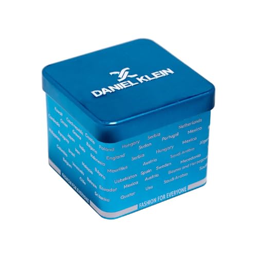 Daniel Klein Silicone Analog Blue Dial Men's Watch-DK.1.12279-5