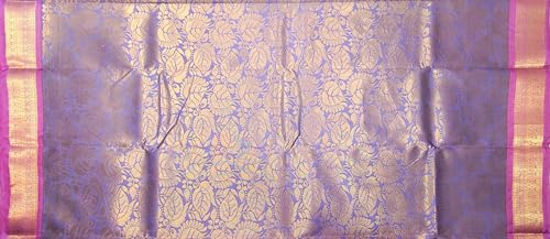 SREE KUMARAN Women's Kanchipuram Kubera Silk Pure Pattu Sarees With Blouse (VSK303-9)