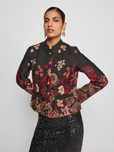 Label RITU KUMAR Black Cherry Jacket