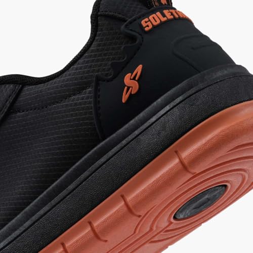SOLETHREADS Symphony Sneakers for Women | Stylish & Fashionable| Comfortable|Walking Shoes| Lightweight Flexible| Skid-Resistant| Everyday |Casual Shoes for Women|Black|UK 5