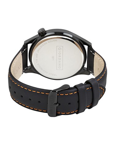 Giordano Black Dial Analog Men's Watch - 1671-03