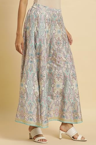 W for Woman Women's Regular Divided Skirt (23AUW62343-120743_Multicolour