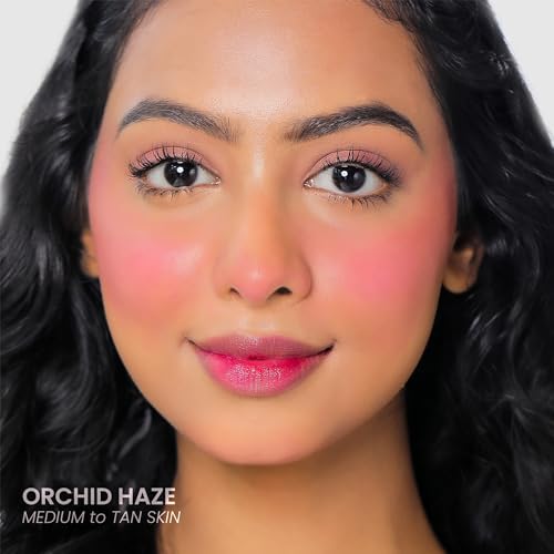 LAMIOR Bouncy Jelly Lip & Cheek Stain - Orchid Haze | 90% Natural, Hydrating, Buildable Color | Skincare-Powered, Vegan, Cruelty-Free, Non-Comedogenic & Long-Lasting