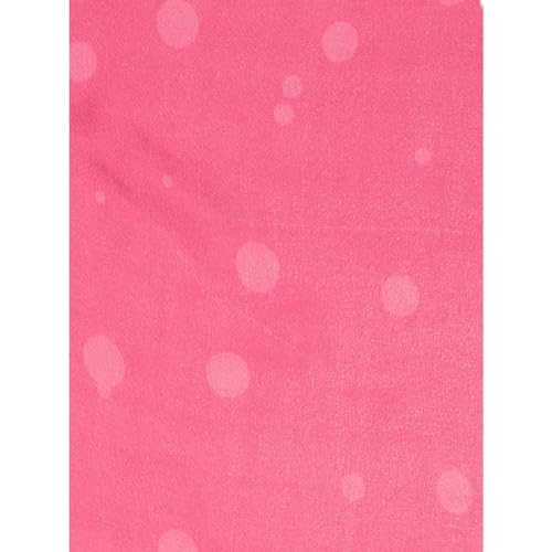 Kalyan Silks Women's Orange Saree With Floral Prints Without Border With Plain Light Pink Blouse