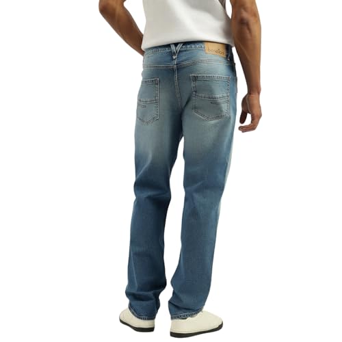 United Colors of Benetton Solid Comfort Fit Jeans (Size: 30)-25A4MBOO5012I901 Blue