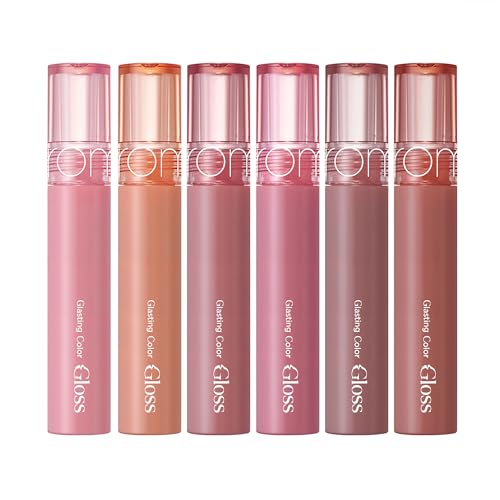 rom&nd Glasting Color Gloss (04 GRAPY WAY) | Kbeauty, Plumping, Glossy, Moisturizng, Natural Color, Long-lasting | Compact & Travel-Friendly | Suitable for Daily Use | Pack of 1