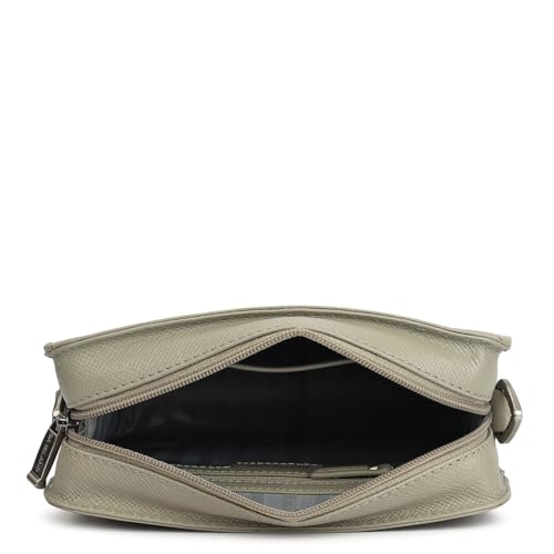 Da Milano Leather Grey Sling Bag for Men (10044A)