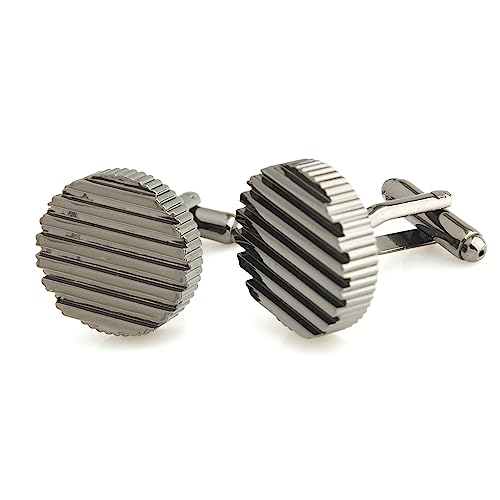 Peluche Grooved Cufflinks for Men