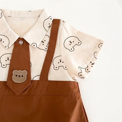 Hopscotch Baby Boys Cotton Bodysuit in Cream Color For Ages (3-6 Months)