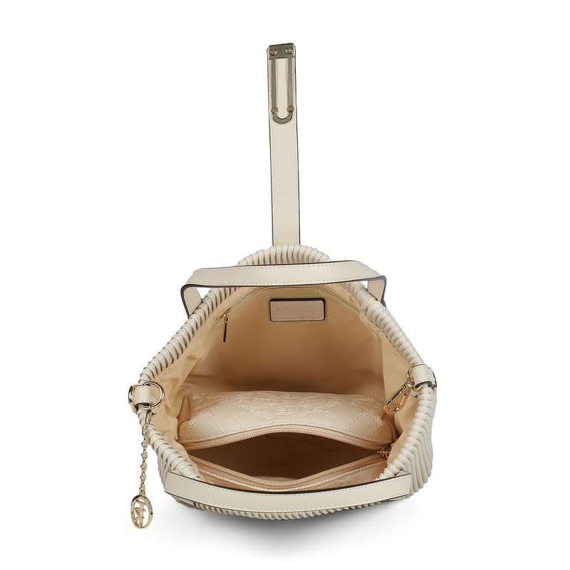 tresmode CORFU Beige Women's Vegan Leather Handbag