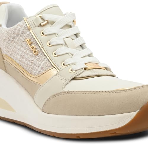 Aldo Womens CAROTERIEL-IN680 Ladies Light Pink Wedge Sneakers, 2 UK