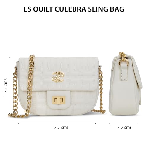 Lavie Signature Women's Quilt Culebra Crossbody Sling Bag | Ladies Purse Handbag | Gift For Women
