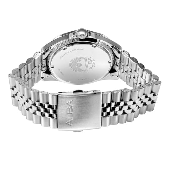 Alba AV3585X1 Planet Saturn Inspired Dial Watch, Men's Sporty Timepiece