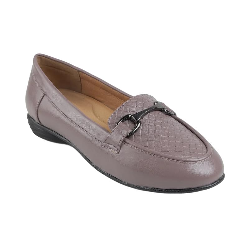 tresmode MOR Grey Women's Casual Loafers in Size 7 UK / 40 EU
