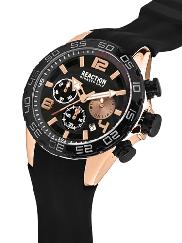 Kenneth Cole Reaction Chronograph Black Dial Watch for Men - KRWGO0070904