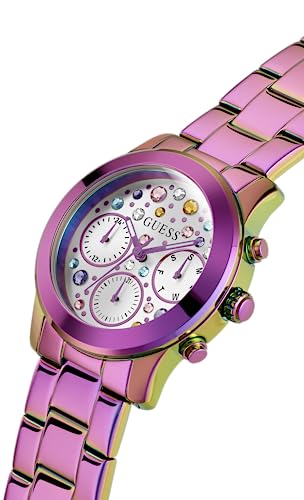 GUESS Analogue Silver Dial Women's Watch-GW0559L3