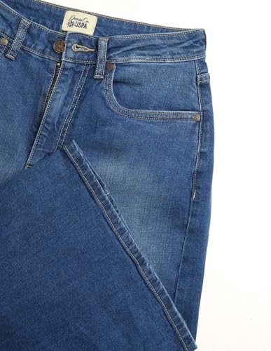 U.S. POLO ASSN. High Rise Flared Fit Jeans Blue