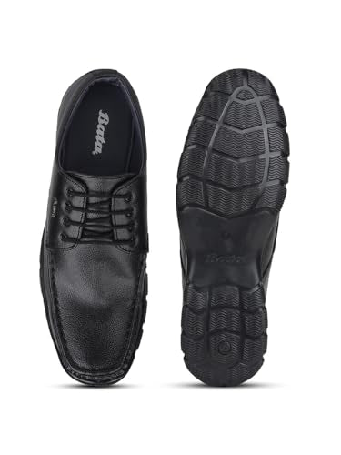 Bata Men's Lace-up Formal Shoes - Black (10 UK) (8216323)