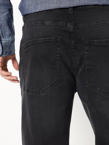 Max Men Washed Regular Fit Jeans (Black_36)