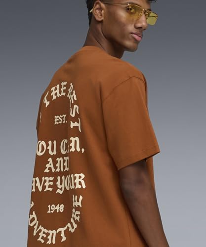 PUMA | PUMA.NOW Men's Printed Tee | Teak | 2XL
