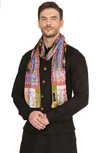 Pashtush Mens fine Soft Ethnic Stole, Shikaardar Design