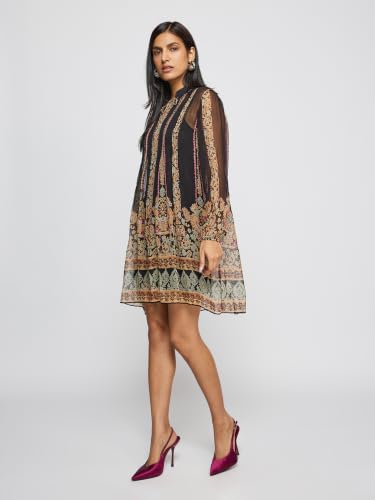 Label RITU KUMAR Black Misaki Short Dress with Camisole