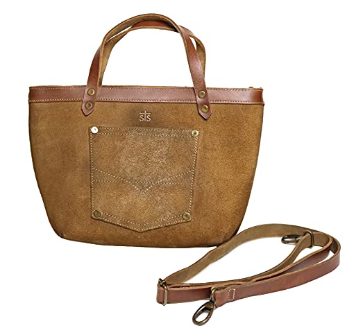 STS Ranchwear Calvary Satchel Distressed Brown Leather One Size, Distressed Brown Leather, One Size