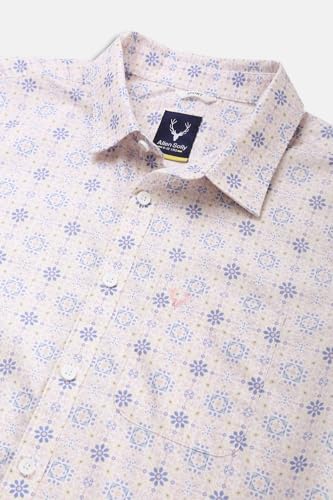 Allen Solly Boys Pink Print Casual Shirt