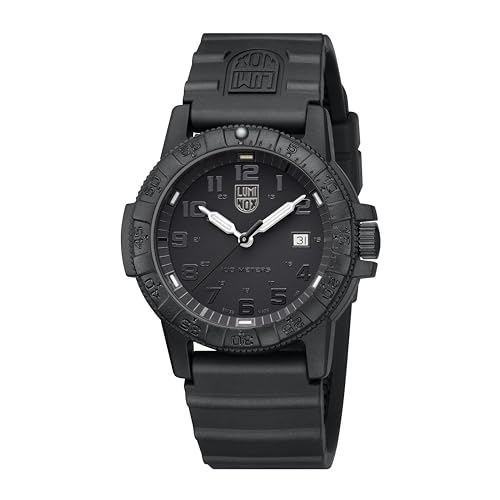 Luminox - Mens Watch - Leatherback Sea Turtle Giant 0320 Series 44 mm - X3.ZC21.BO - Mens Dive Watch - Swiss Quartz - Swiss Made - 100M Water Resistant - Hardened Mineral Crystal - CARBONOX Case - PU