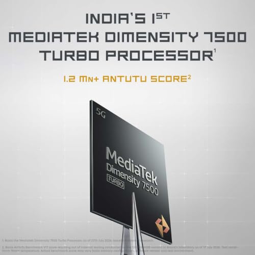 iQOO Z11 5G (Celestial Blue, 8GB RAM, 256GB Storage) | India's 1st MediaTek Dimensity 7500 Turbo Processor* | Brightest Display in the Segment* | AI Captions- Record & Recap*