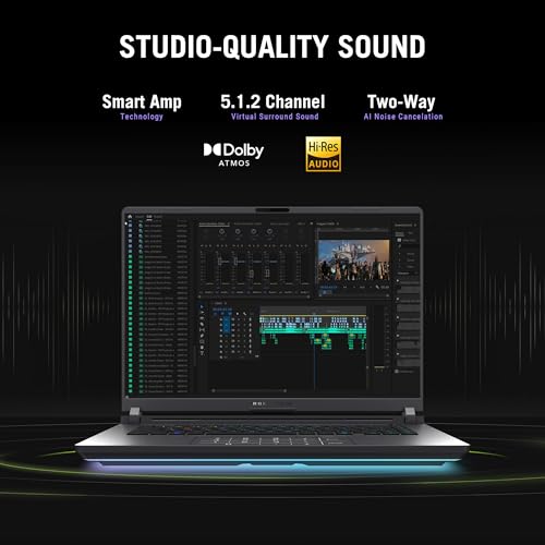 ASUS ROG Strix G16 (2025) Gaming Laptop, 16” ROG Nebula 16:10 2.5K 240Hz/3ms, NVIDIA® GeForce RTX™ 5080, Intel® Core™ Ultra 9 Processor 275HX, 32GB DDR5, 1TB SSD, Wi-Fi 7, Windows 11 Home, G615LW-AS96