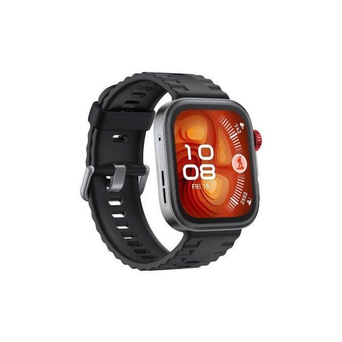 HUAWEI Watch FIT4 Pro Smartwatch, 1.82" Sapphire Display Titanium Alloy Bezel, Up to 10-Day Battery Life, Dual Band GPS, Golf Courses map, 40 m Free Diving, Compatible with Android iOS, Black