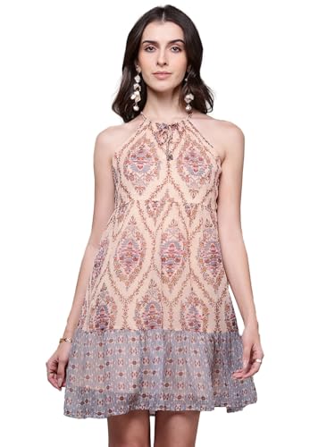 Label RITU KUMAR Ecru Caprese Short Dress