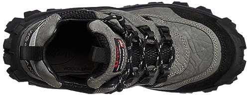 Woodland Men's Charcoal Grey Leather Casual Shoe-11 UK (45 EU) (G 40777CMA)