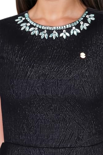 Allen Solly Girl's Synthetic A-Line Knee-Length Dress (AGDRCRGFY08715_Pink